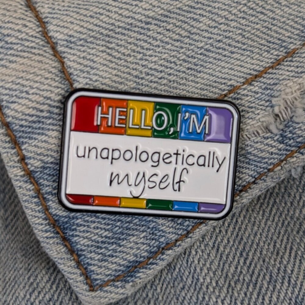 (5/$20) Hello, I'm... Pride Enamel Pin